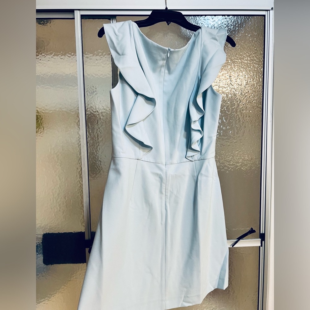 Light Blue Ruffle Dress - Picture 2 of 3